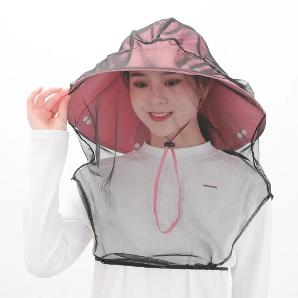 

Mask Sun Cap Outdoor Fishing Anti Mosquito Camouflage Hat-Veil Insect Bee Net Anti Bee Hat Hat Mosquito Net Hat Insect Mesh