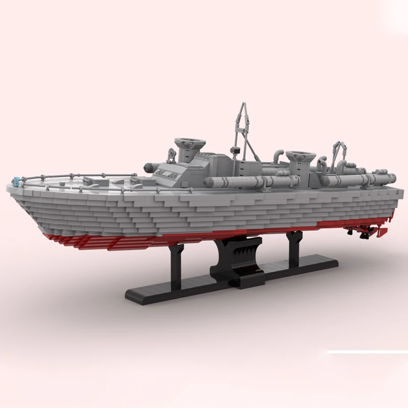 3641ピース MOC ブラックラグーンボート 組み立てブロック 知育玩具 誕生日プレゼント 論理的思考力向上 クリスマスギフト