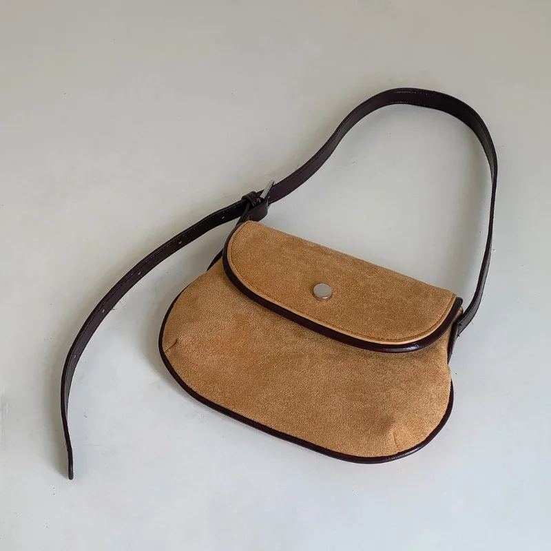 Retro Crossbody Bags for Woman Shoulder Bag Suede Purse and Handbags Designer Bags Female Bag Сумка Женская Bolsas Femininas 가방