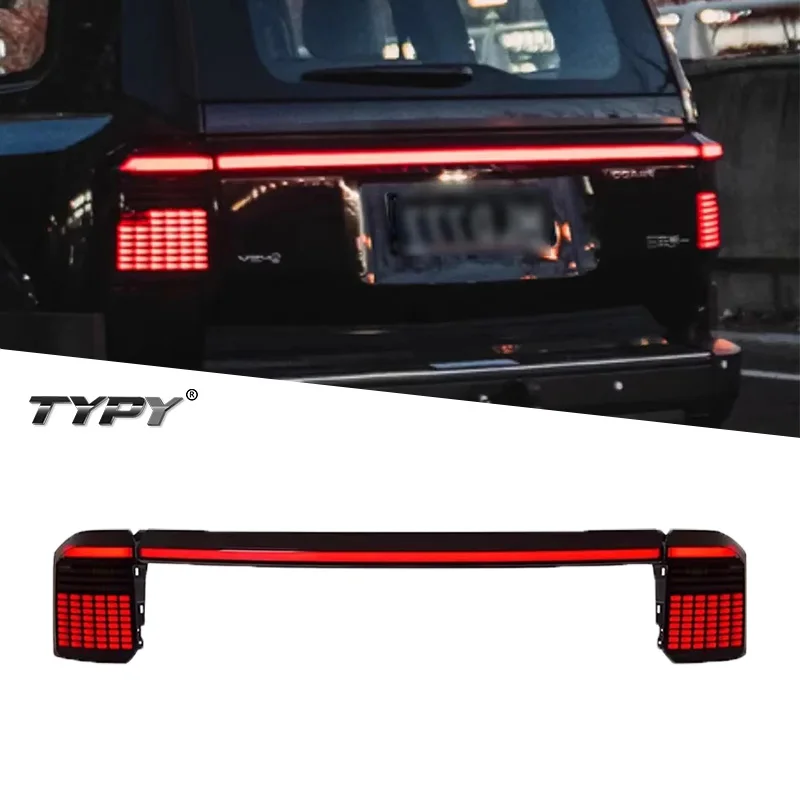 

TYPY автомобиль для Toyota Prado, обновленный задний фонарь, модифицированный для нового DRL, динамический указатель поворота, светодиодный задний фонарь, автоаксессуары 2024-2025