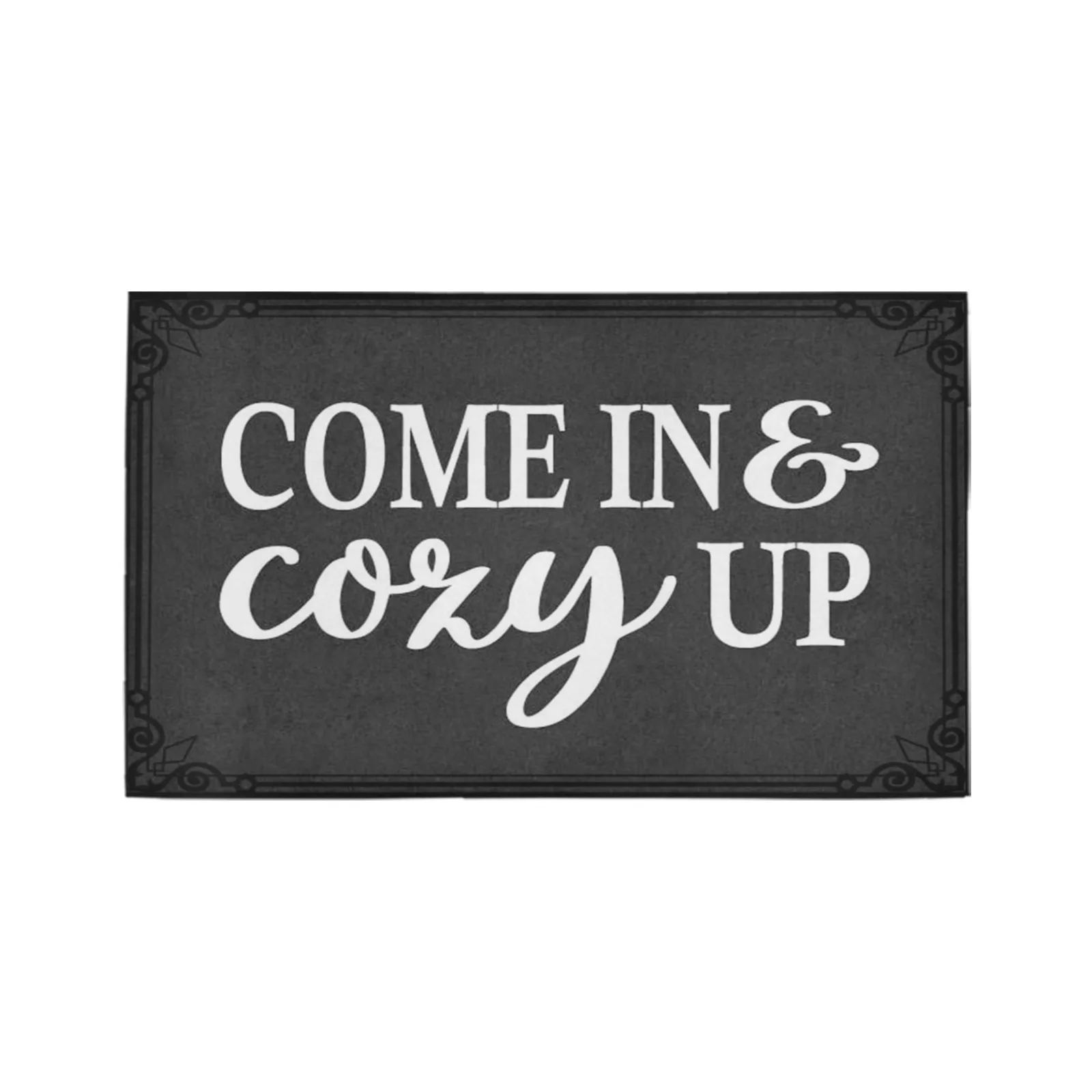 

"Come In "Doormat Outdoor Porch Patio Front Floor Christmas Decoration Holiday Rug Decor Home Door Mat