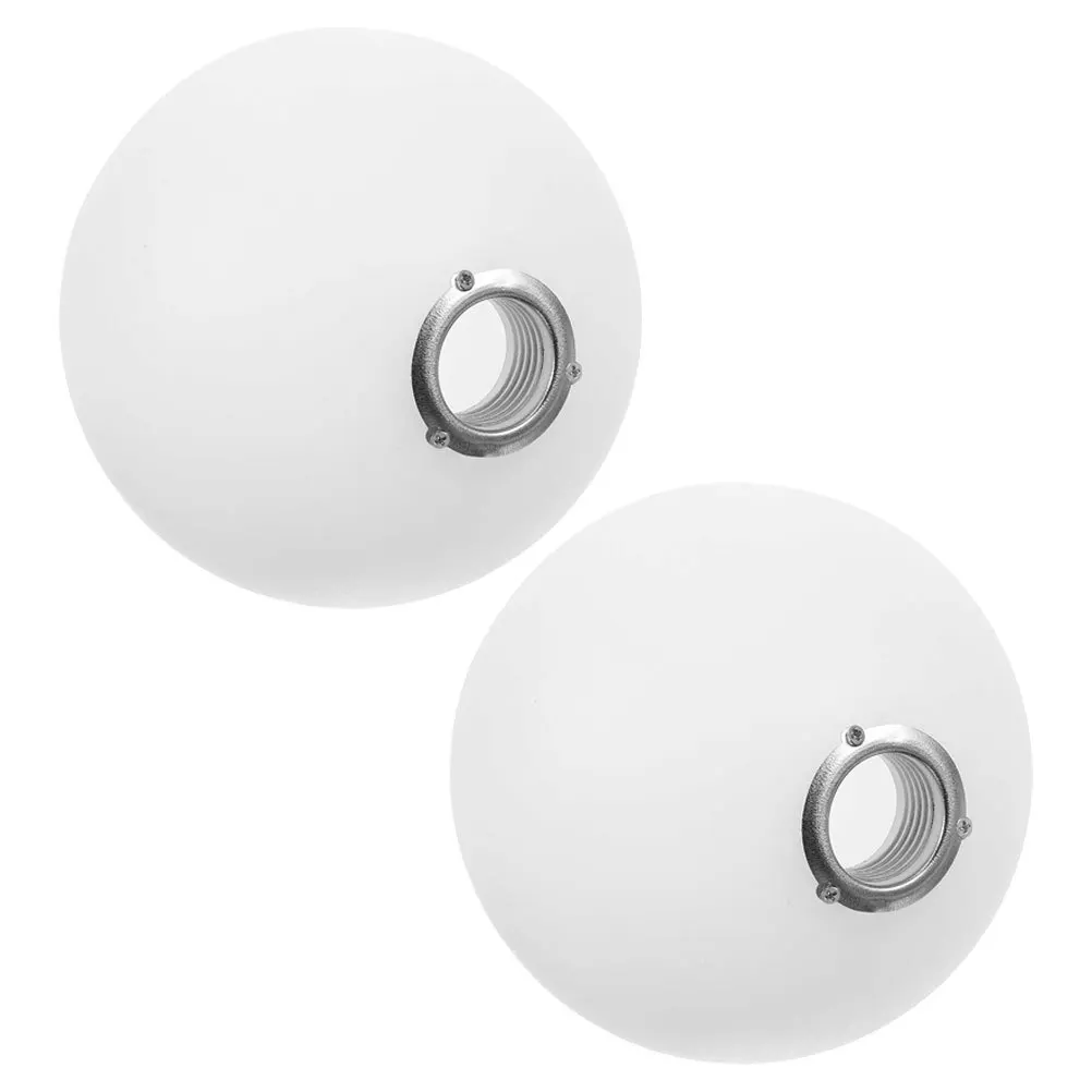 

2pcs Round Ball Lamp Shade Covers Acrylic G9 Replacement For Ceiling Wall Post Light Fixtures Outdoor Patio Porch Garden Decor
