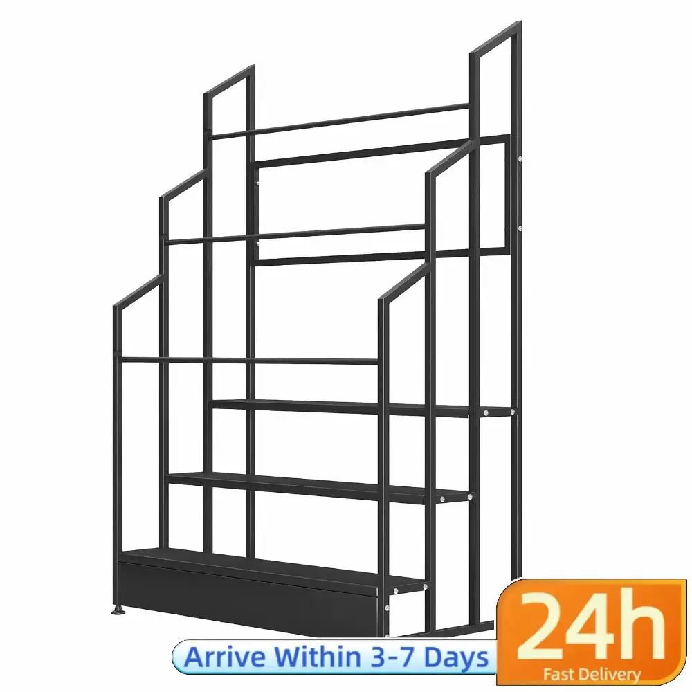 

3 Tier Heavy Duty Steel Organizer Holder Floor-Standing Vinyl Roll Organizer with Adjustable Rails for Craft Store & Workshop