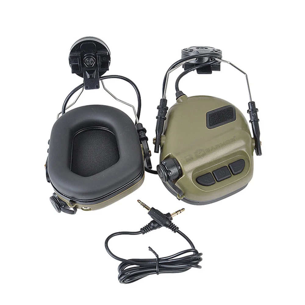 OPSMEN EARMOR M31H MOD4 Tactical Helmet Headphones/Military Helmet Earmuff/Electronic Hearing Protection/Hunting Noise Reduction