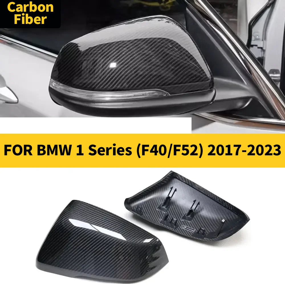 

Rearview Mirror Cover for BMW 1 Series (F40/F52) 2017-2023 Real Carbon Fiber Side Mirror Shells Frame Replacement Case Protector