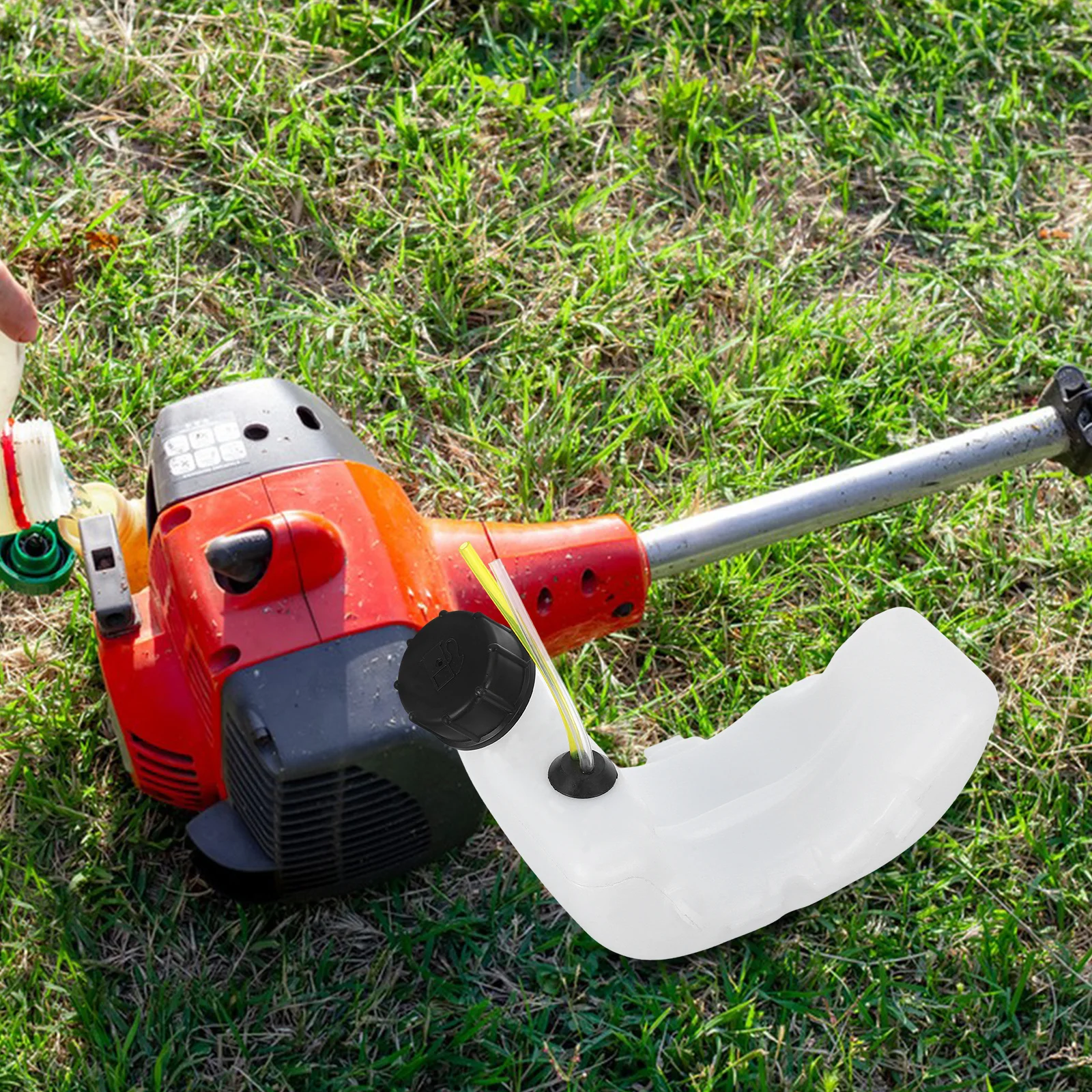 

Plastic Mower Tank Thick High Density Gas Container Small Engine Storage Lawn Mower Accessory Gas Tank