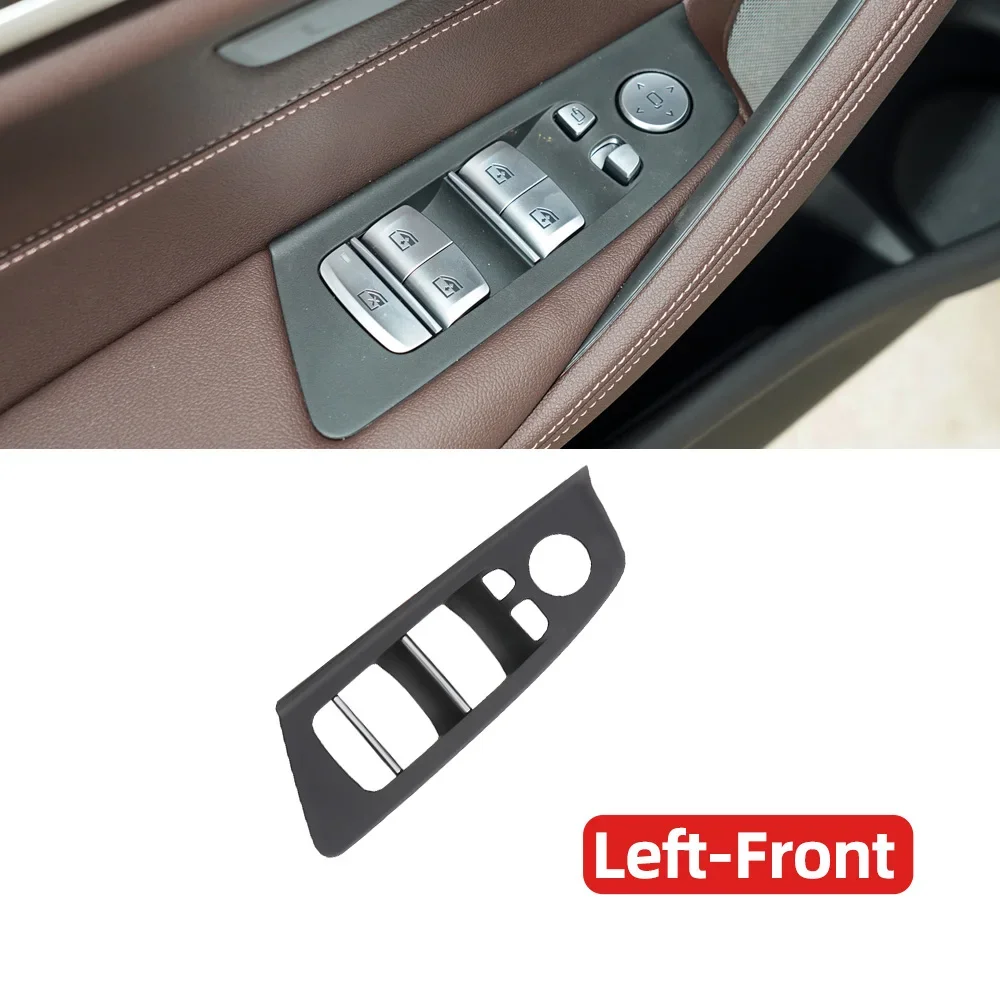 

LHD RHD Car Interior Front Rear Door Window Lift Switch Button Panel Trim Cover For BMW 5 Series M5 G30 G31 F90 2017-2020