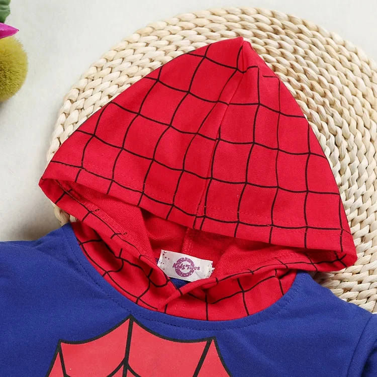 Children Spiderman Clothing Sets Baby Boys Hoodies Sweatshirt+Pants 2Pcs Tracksuits Clothes Children Festival Role Play Costumes