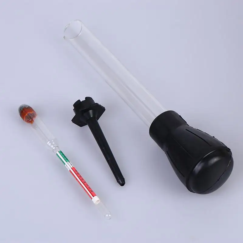 Battery Hydrometer 1.10-1.30 Battery Electric Density Meter Electric Gravidness Suction Acid Tester Electrolyte Lead Flooded