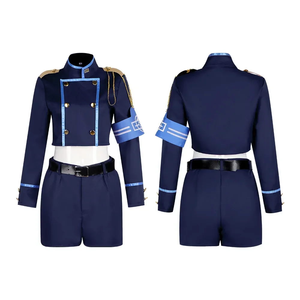 Tachibana Hikari Railway Academy Uniforme scolastica Gioco cosplay Archivio blu Costume Parrucca Tachibana Nozomi Halloween Party JK Set