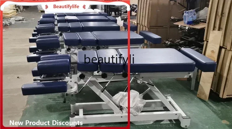 s8617Multifunctional Spine Correction Bed Adjustable Bone Setting Rehabilitation Training Massage Therapy Spinal Correction Pres