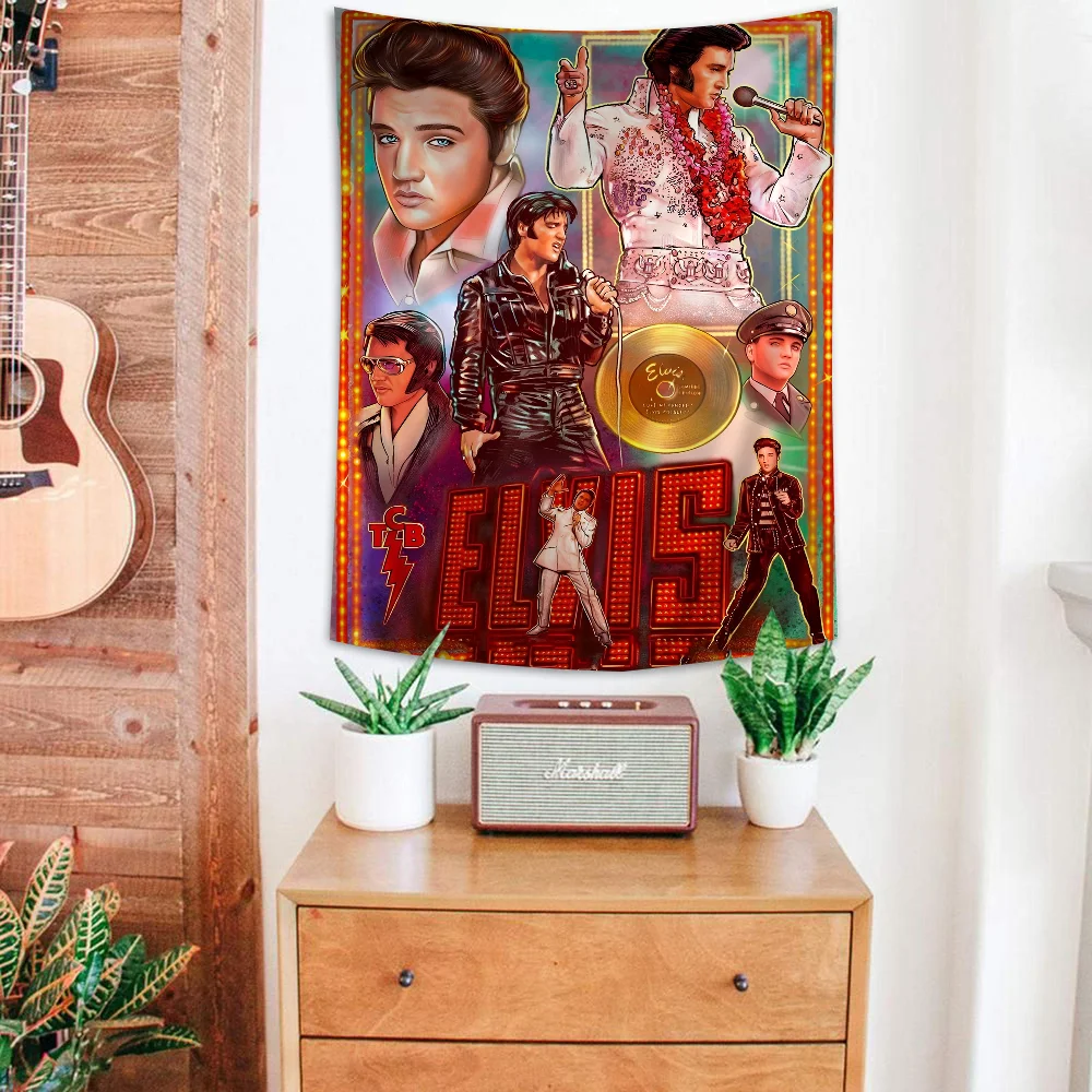 Elvis P-Presley DIY Wall Tapestry for Living Room Home Dorm Decor Wall Art Decor