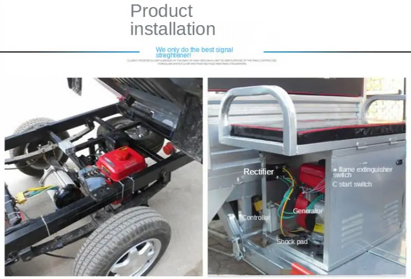 3KW-8KW مولد متعدد الوظائف باس 48V60V72V دراجة ثلاثية العجلات الكهربائية أربع عجلات سيارة سيدان البنزين شحن مولد المدى موسع