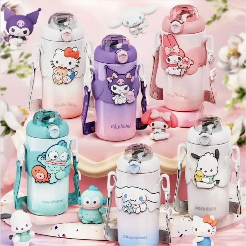 

Sanrios Hello Kittys My Melody Maintain Temperature Cup New Good-Looking Water Cup High-Capacity Kettle Gift Cute Cartoon