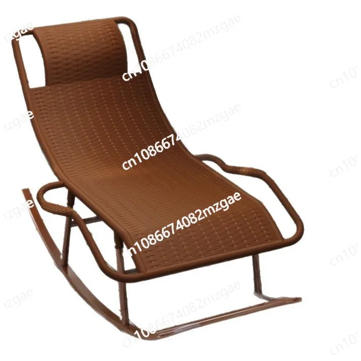 

Кресло-качалка, пластиковая имитация ротанга, плетение, домашняя гостиная, балкон, кресло-качалка для отдыха, обеденный перерыв