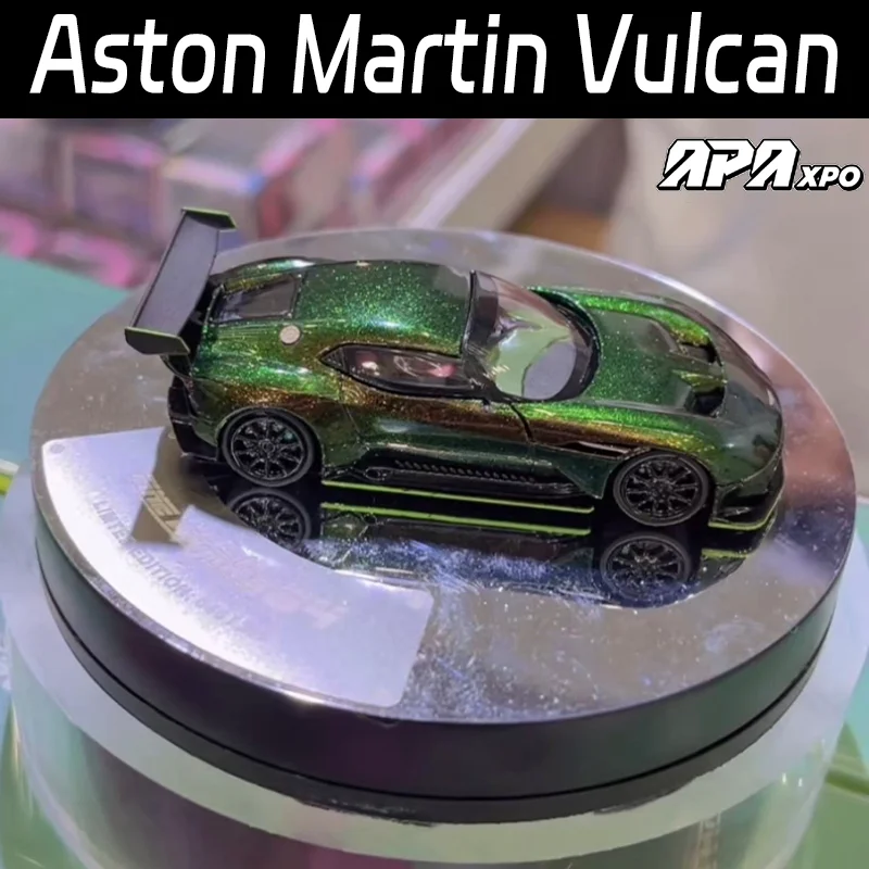 Fijne Werken 1/64 Aston Martin Vulcan APAxpo Legering Motorvoertuig Diecast Modellen Auto Speelgoed Collectie Kerstcadeaus Jongen
