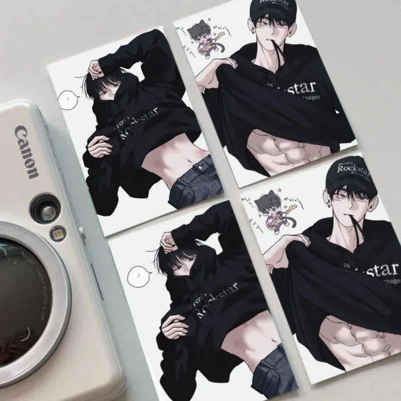 

Monday's Savior Anime Small Card Photo Cards 3inch Collection Girls Freidns Gift Waterproof Diy Postcard Bookmark Cos Diy