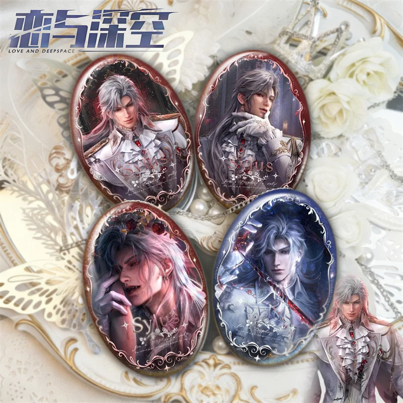 لعبة الحب والمساحة العميقة سيلوس سيلفيوينج شيطان تأثيري شارة بروش الشكل التلبيب دبابيس الملابس على ظهره مجموعة الموضة الدعامة #1