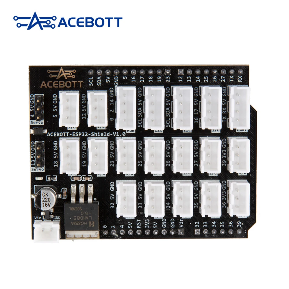 

ACEBOTT-ESP32 Shield V1.0 Expansion Board for The ESP32 Max V1.0 Controller Board