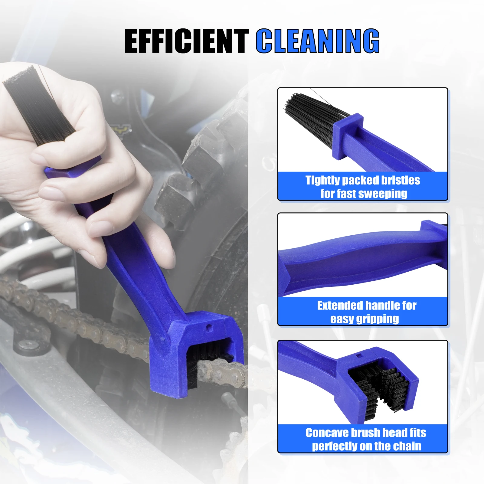 Motosiklet Zincir Temizleme Fırçası Araçları KTM 690 Enduro R 790 Macera Husqvarna BMW R1200GS R1250GS Yamaha Kawasaki Suzuki