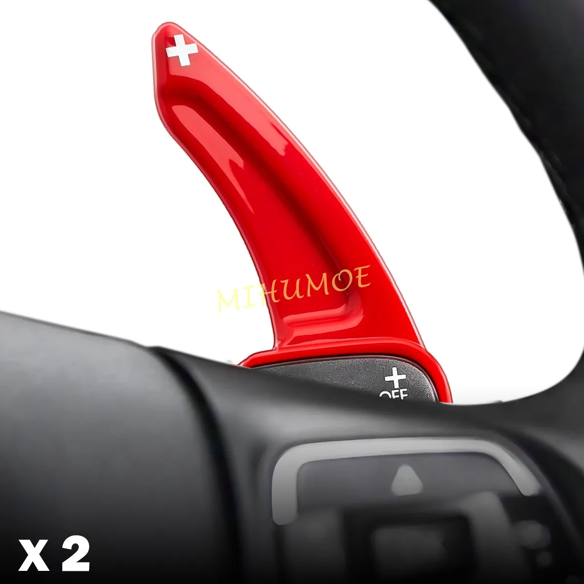 

Car Steering Wheel Paddle Shifter Extension Stickers For VW Volkswagen Golf MK6 R/GTI/GTD Passat B7 Tiguan Touareg Eos Sharan