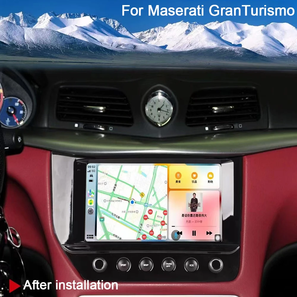 Kirinavi For Maserati GranTurismo 2005-2015 Android 11 Car Radio DVD Multimedia Video Player Auto Navigation GPS Stereo 4G WIFI