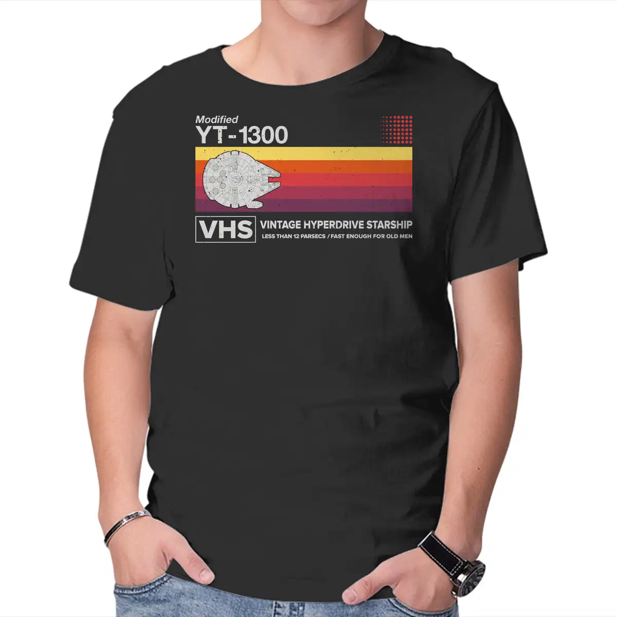 Vintage Hyperdrive Starship Unisex T-shirts for Man Woman Short Summer Tees Casual Cotton New Arrival Fashions Couple's Cloths