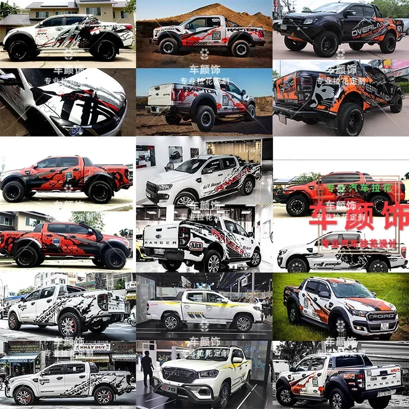 

Car Vinyl Sticker FOR Ford Raptor F150 DMAX Tundra Hilux Tacoma Navara off-road decorative Decals Decor Auto Accessories