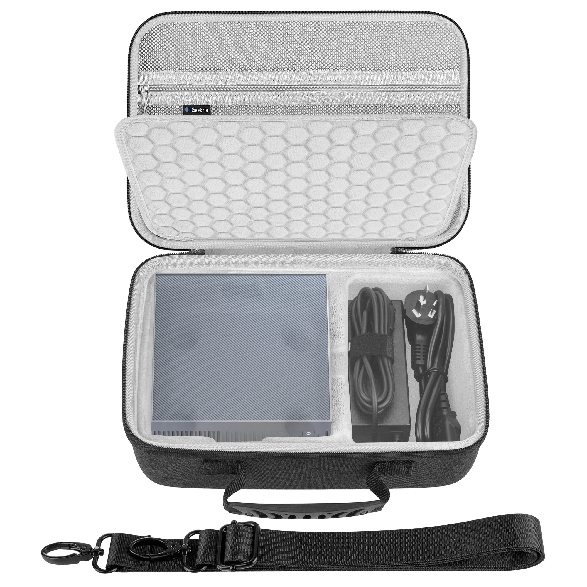 Geekria Mini PC Hard Shell Travel Case, Compatible with NVIDIA DGX Spark, ASUS Ascent GX10 MSI EdgeXpert 13SUS Carrying Bag