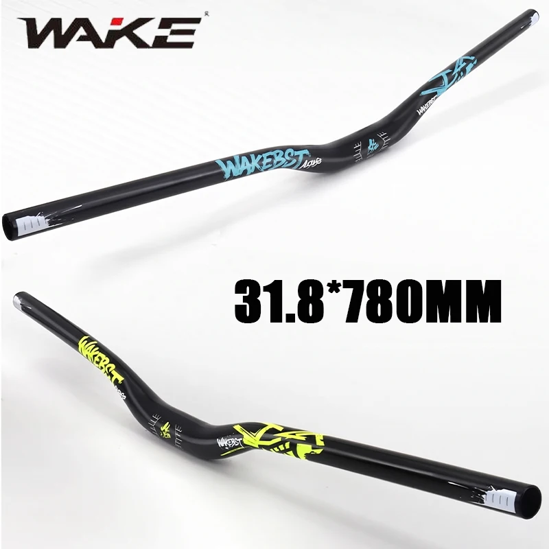WAKE 31.8MM Mountain Bike Handlebar High-quality Bicycle Riser Handlebar 780MM Length Ultralight Bicycle MTB Handlebar Durable
