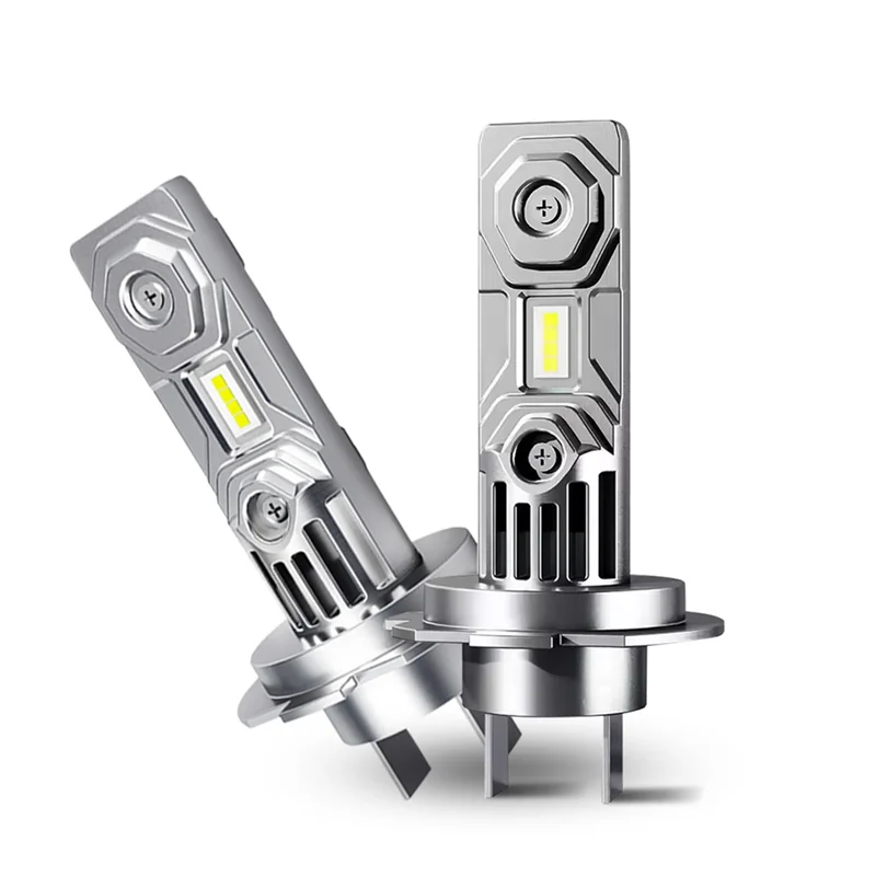 AF90-2PCS 30000LM H7 LED lâmpadas de farol de alta potência lâmpadas de farol automático 6000K 12V lâmpadas de nevoeiro de carro