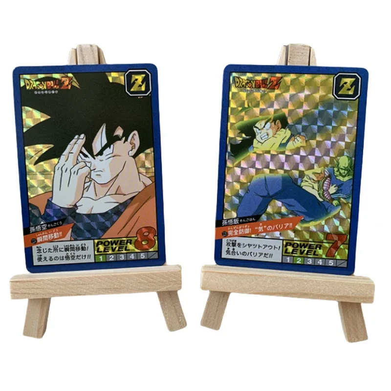 Tarjeta Flash de Dragon Ball, Son Goku, freezer, Vegeta Iv, Android 17, Diy, 45 hojas, cuadrícula Flash, colección de Anime, figuras de acción, regalos de juguete