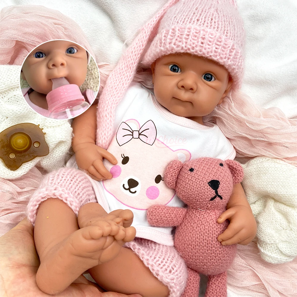 

20-дюймовая неокрашенная силиконовая кукла-реборн Бетти с открытым ртом, полнотелая, мягкая, реалистичная, легко поддается макияжу, для художников