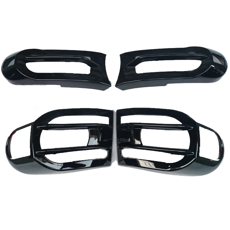 Cubierta de luz antiniebla delantera para Toyota Fj Cruiser, 2007, 2008, 2009, 2010, 2011, 2012, 2013, 2014, negro brillante mate