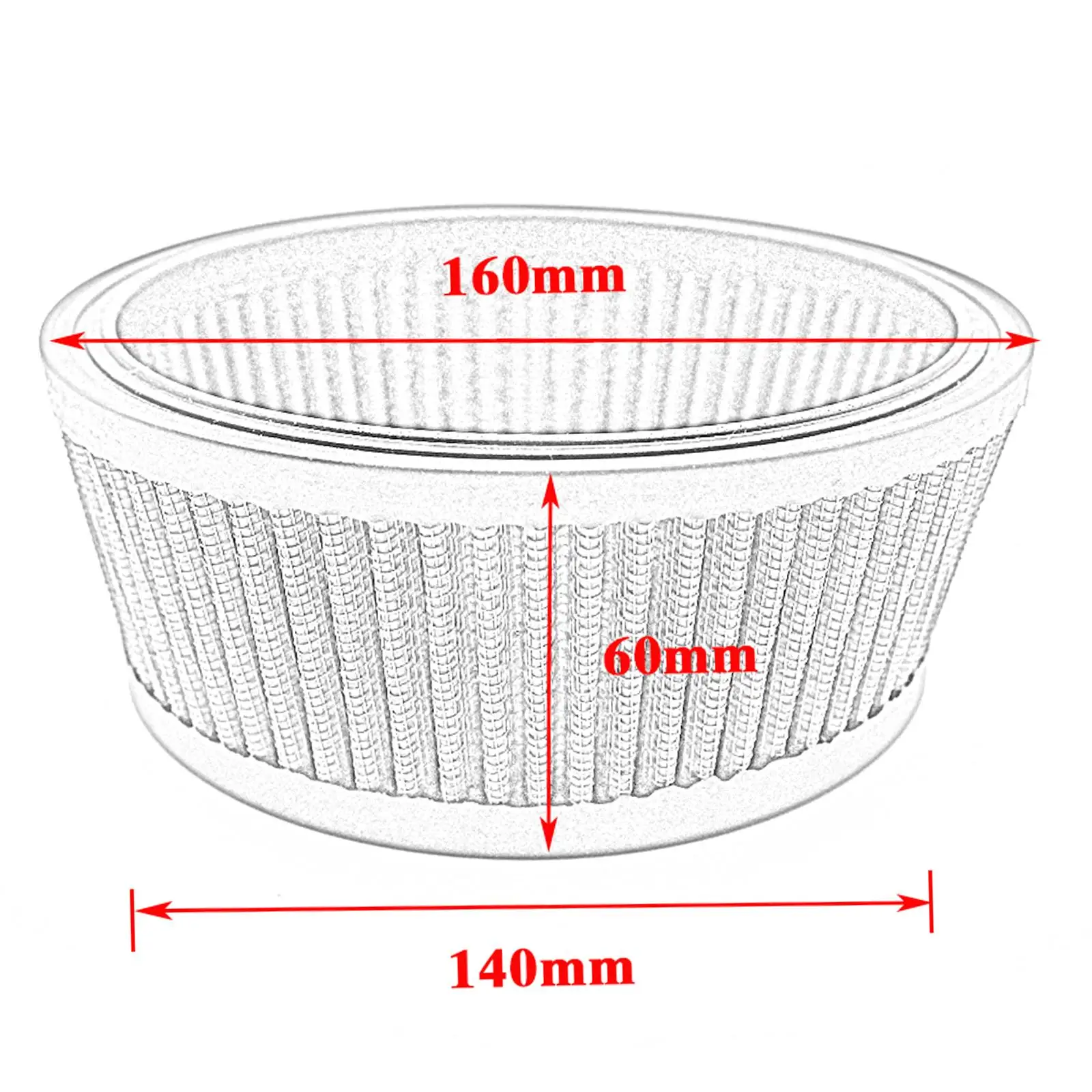 

Motorcycle Air Filter Replaces Durable Easy to Install HD-0800 2944299B for Screamin Eagle Flhrse3 Fxdse 2001-2008 Flstfse