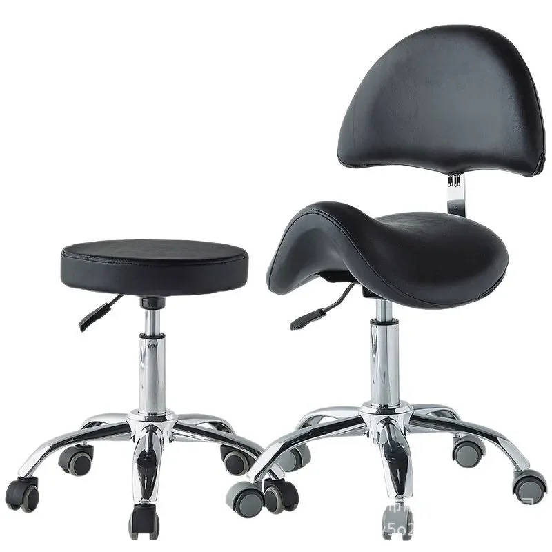 

Adjustable height, large work stool, technician, barber chair, bar counter, haircut, silent wheel, air rod technician stool