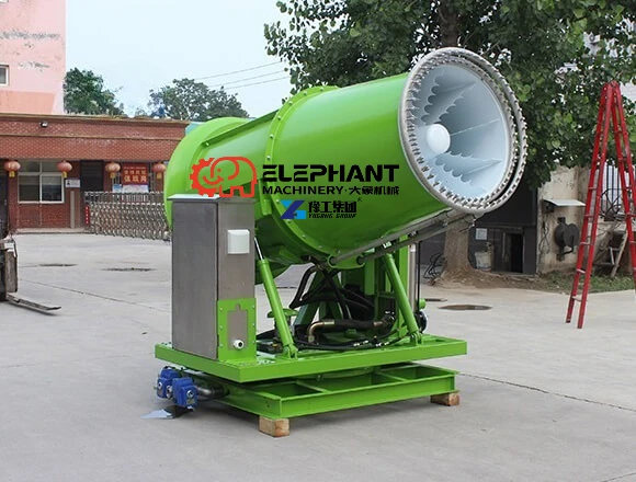 60m Range Fog Cannon For Industrial Mining Dust Suppression Water Mist Cannon With High Pressure Misting System