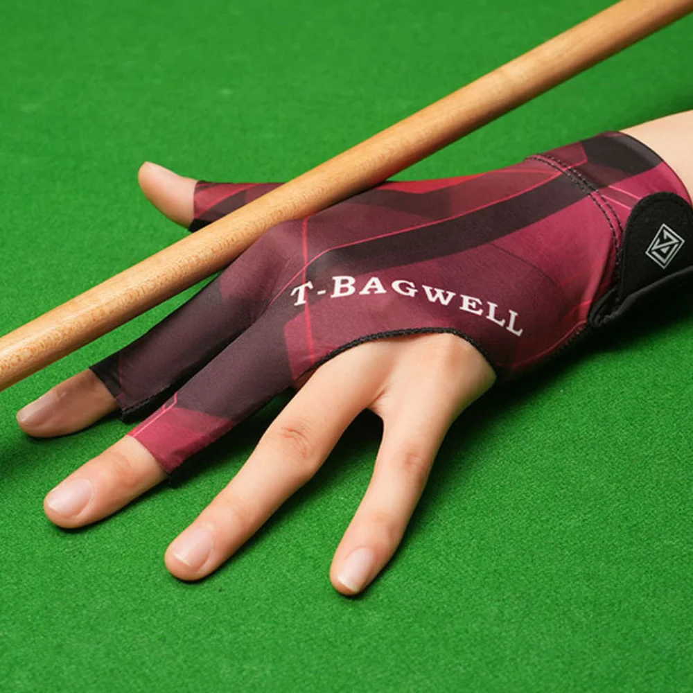 

Left Hand Billiards Gloves Anti-sweat Wear-resistant Open 3 Fingers Gloves Professional Elasticity Three Finger Gloves Woman