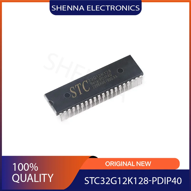 5PCS/Lot  STC32G12K128-PDIP40 32-bit 8051 core MCU chip