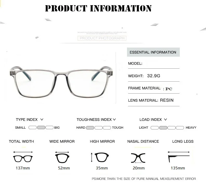 2024 Fashion Women Glasses Frame Men Transparent  Eyeglasses Frame Vintage Square Clear Lens Glasses Optical Spectacle Frame
