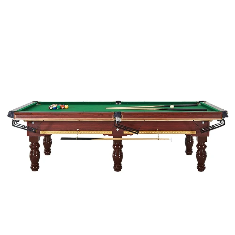 Factory Wholesale Customized Cheap Price 8FT 9FT Slate Top Chinese Black 8 Ball Game Billiard Pool Table