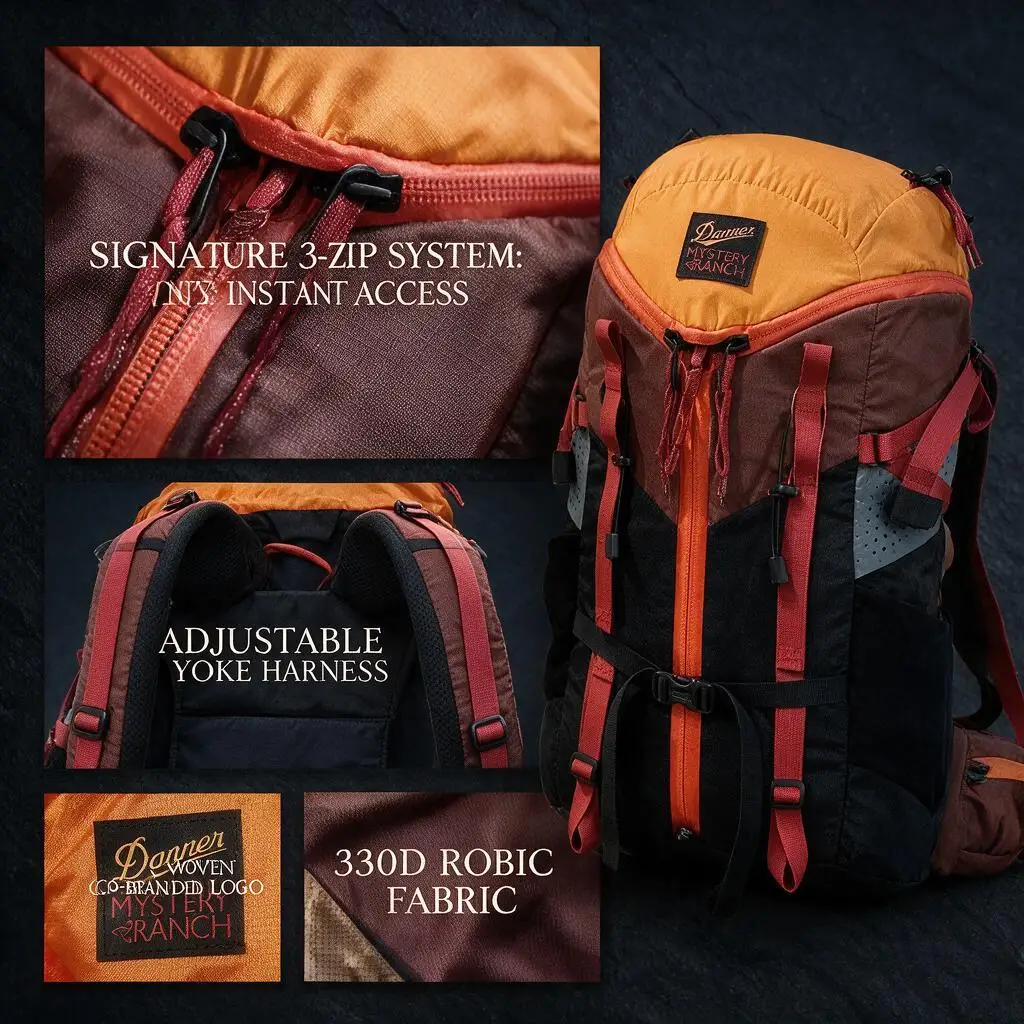 Mystery Ranch 2Day Firefighters Joint 32L Tactical Backpack Outdoor Mountaineering Travel Commuting Bag