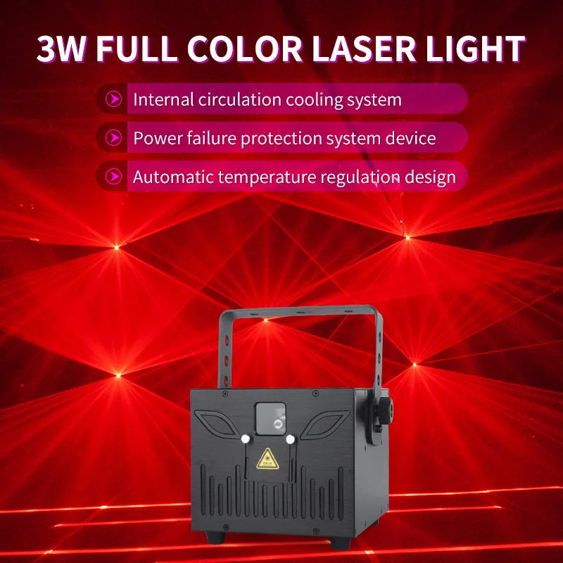 Stage Animation Scanner Dj Laser Light, Luz laser de animação ILDA DMX, Beam for Party Show, RGB, 2W, 3W, 5W, 8W, 10W