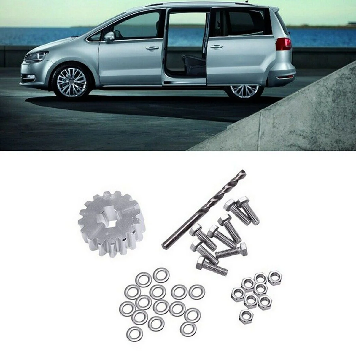 Voor Ford Galaxy Voor Seat Voor VW SHARAN Alhambra Reservewiel Carrier Backup Stent Reparatie Pakket 7M3803660F