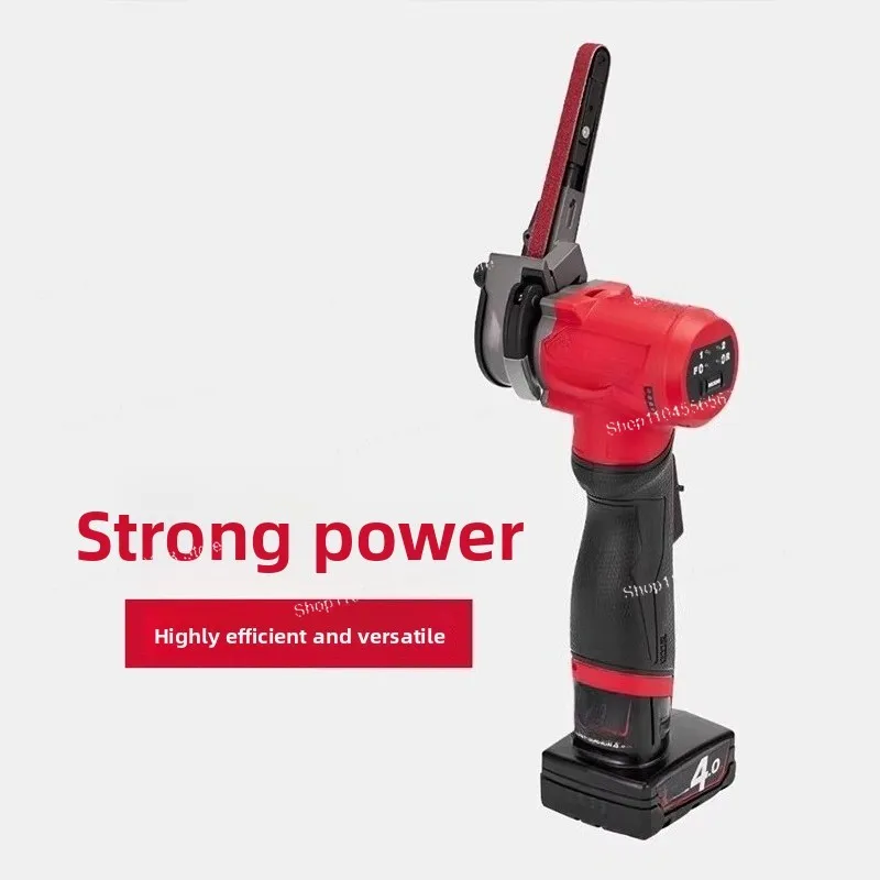 M12 FUEL Brushless Cordless Belt Sander, 360° Adjustable Angle, Polisher for Metal & Wood Sanding