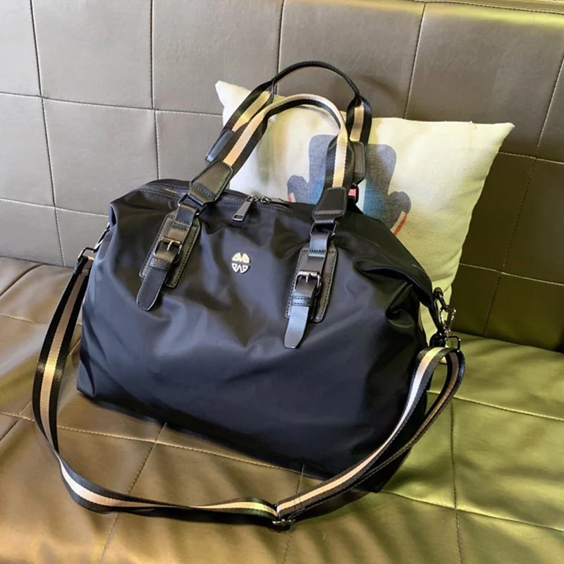 GAGACIA-Bolsa de Viagem de Grande Capacidade para Mulheres, Bolsa de Lazer Simples, Trolley Adaptador, Bolsa Mensageiro Durável, Bolsa Exterior para