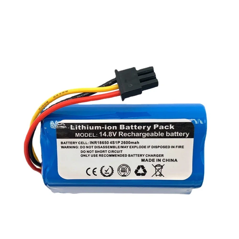 14.8V 3200MAH Li-ion Battery For Liectroux Battery B6009 Q7000 Q8000 ZK808 DH860 Robot Vacuum Cleaner 4S1P 18650 Dropshipping