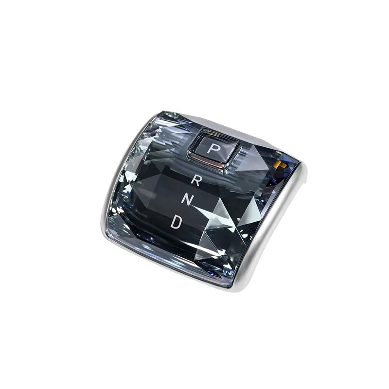 Shark Style Crystal Gear Shift Knob Car Central Control Shift Lever Head Interior Modification Accessory