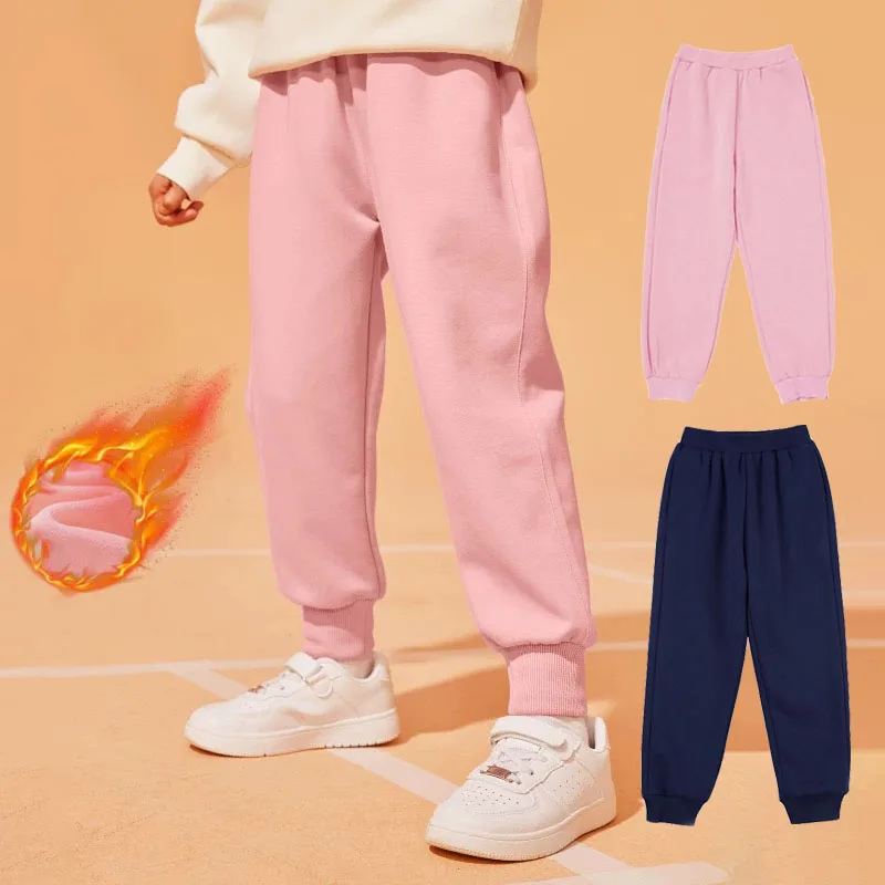 0-4Y Winter Baby Girls Boys Pants Casual Sports Fleece Toddler Girls Pants Warm Soft  Fashion Kids Trousers Baby Clothes