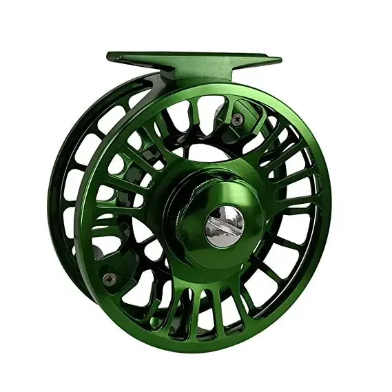 CNC Machine Cut Aluminum Super Light 3/5, 5/7, 7/9 Large Arbor Freshwater Fly Reel CNC-IV-NB (B05)